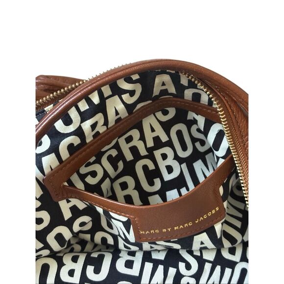 Mark by Marc Jacobs Patchwork Leather Hobo Tote Shoulder Bag Brown - Picture 15 of 16